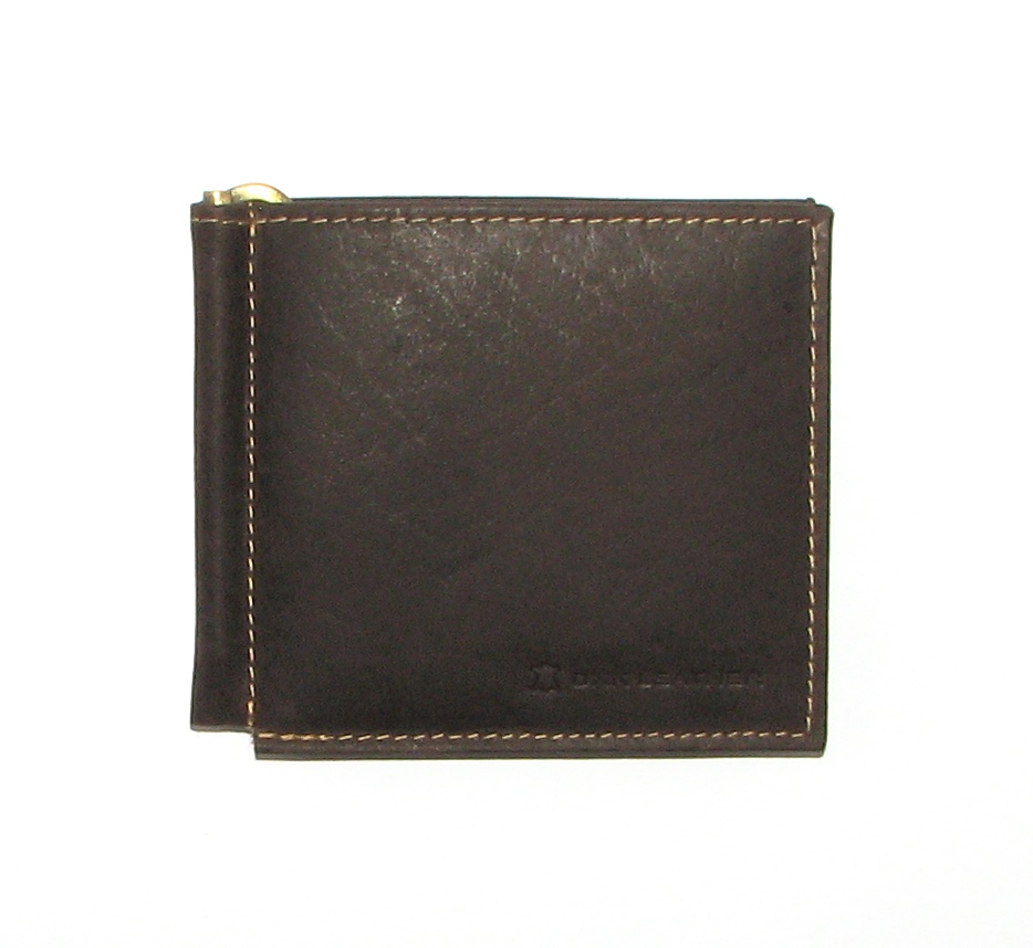 Подарунковий набір DNK Leather №1 (Затиск + картхолдер) коричневий Подарунковий набір DNK Leather №1 (Затиск + картхолдер) коричневий